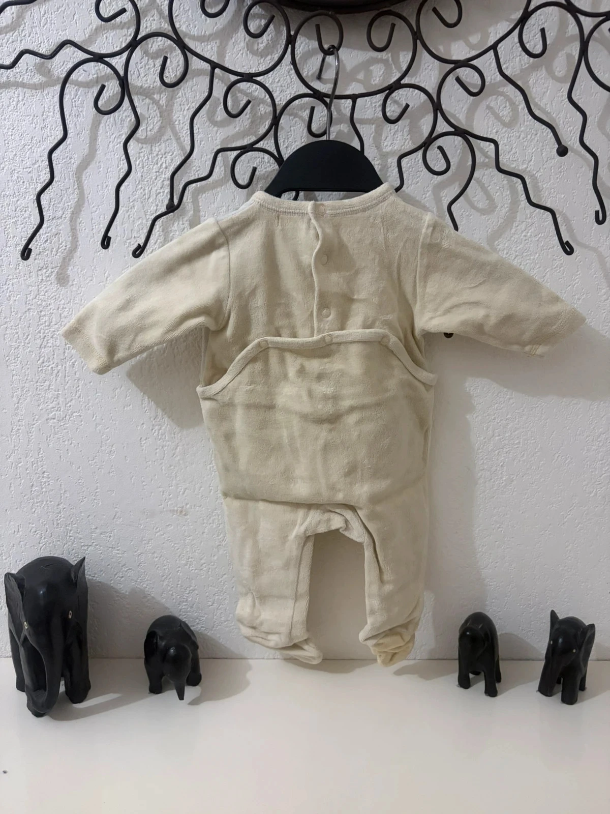 🔵 Set van 3 fluwelen en zachte katoenen pyjama's voor pasgeborenen tot 3 maanden – photo 12